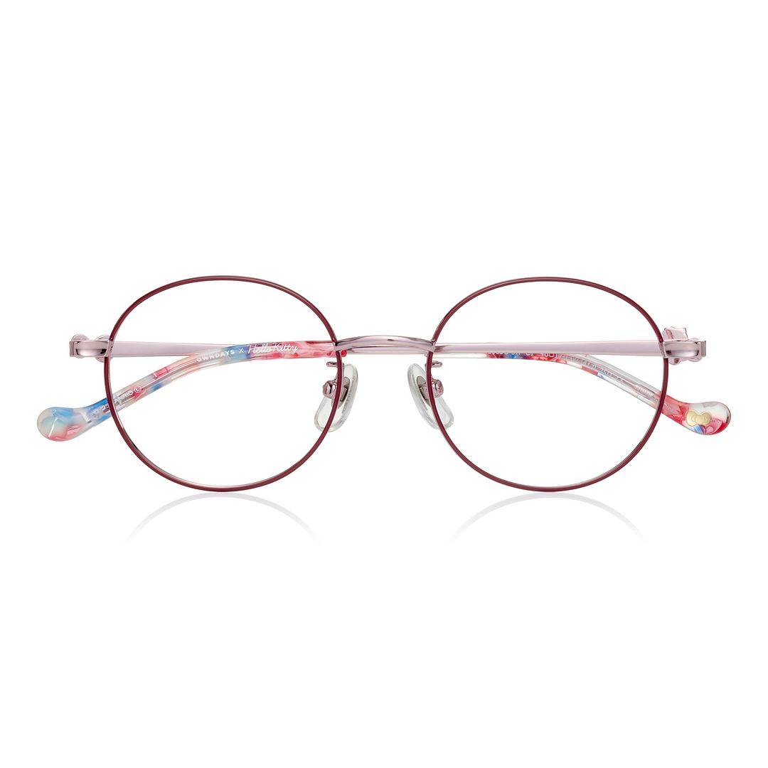 OWNDAYS & Hello Kitty Wine Full Rim Round right side