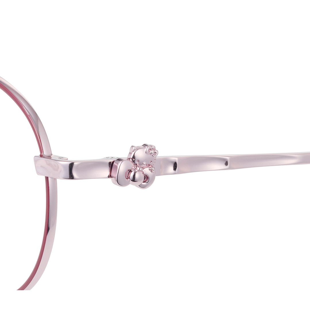 OWNDAYS & Hello Kitty Wine Full Rim Round left side