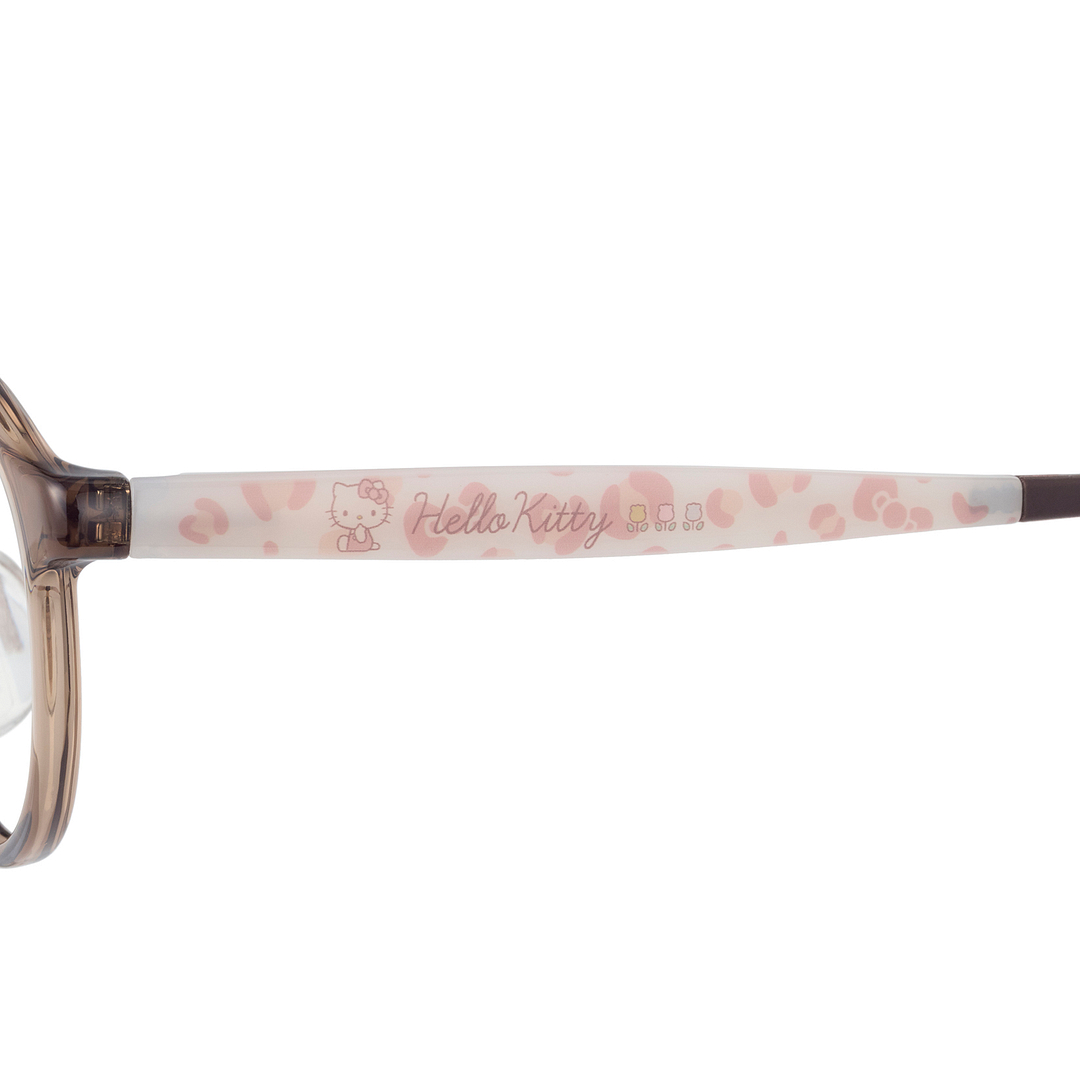 OWNDAYS & Hello Kitty Brown Full Rim Boston left side