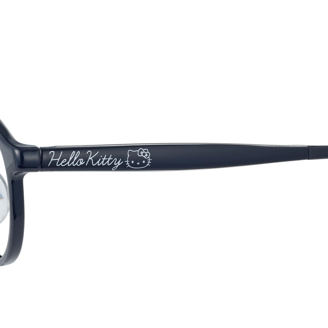 OWNDAYS & Hello Kitty Black Full Rim Boston left side