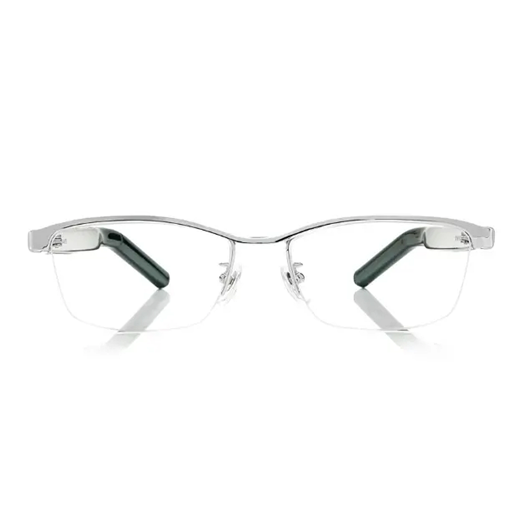OWNDAYS × HUAWEI Eyewear 2 Silver Half Rim Rectangle right side
