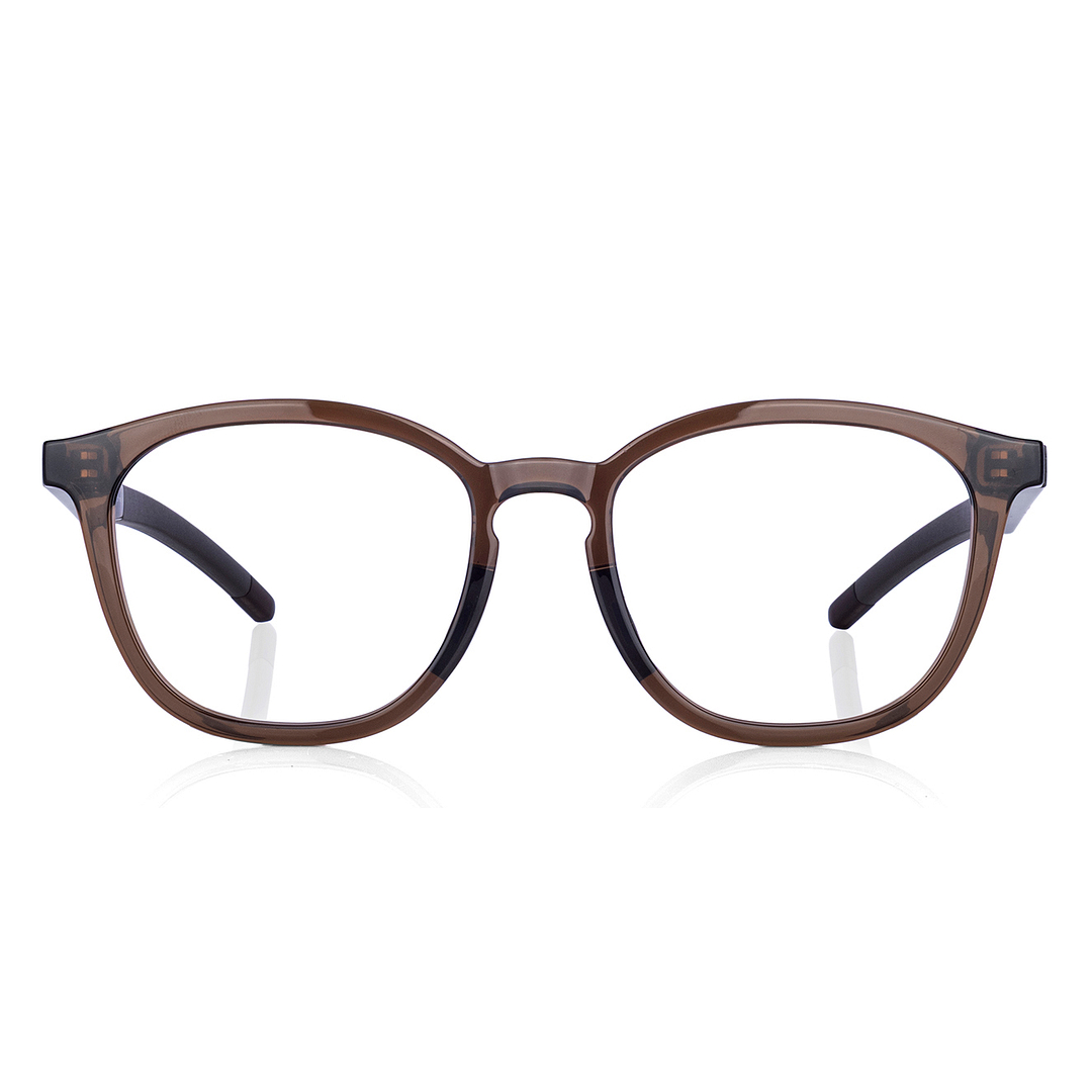 OWNDAYS | MOVE Clear Brown Full Rim Wellington left side