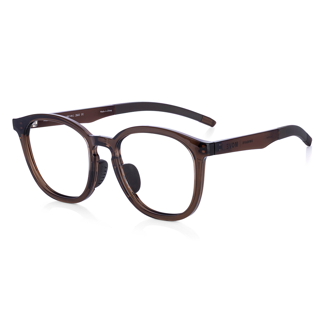 OWNDAYS | MOVE Clear Brown Full Rim Wellington right side