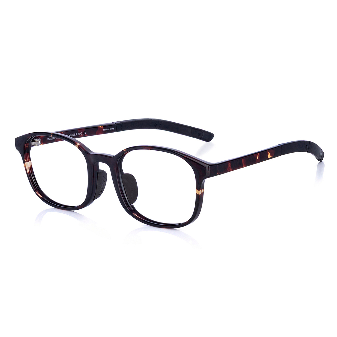 OWNDAYS | MOVE Brown Demi Full Rim Wellington left side