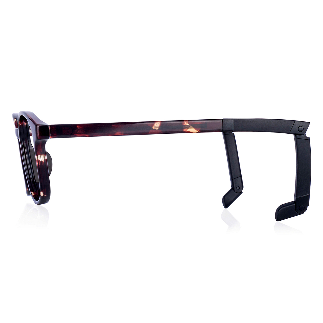 OWNDAYS | MOVE Brown Demi Full Rim Wellington left side