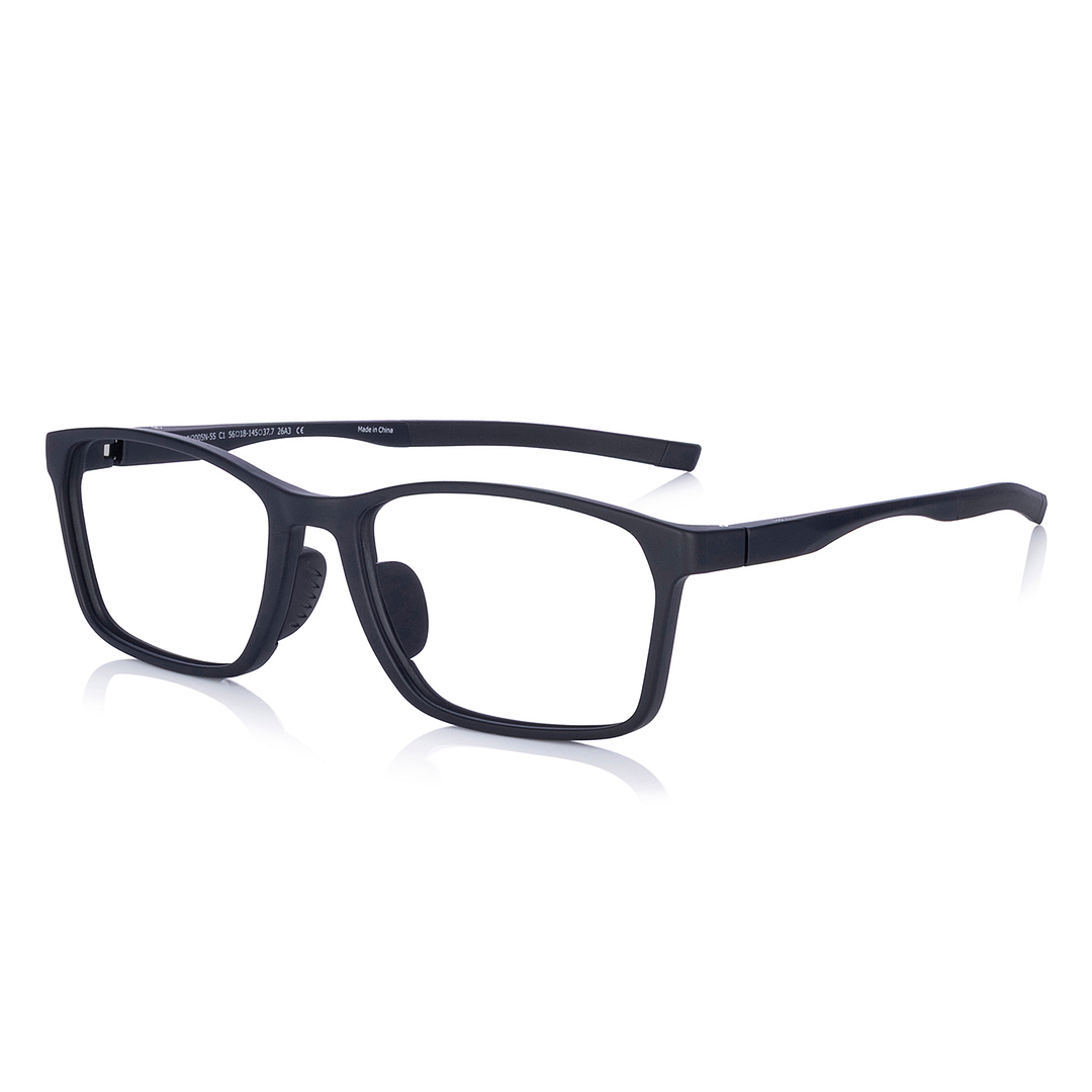 OWNDAYS | MOVE Matte Black Full Rim Rectangle left side