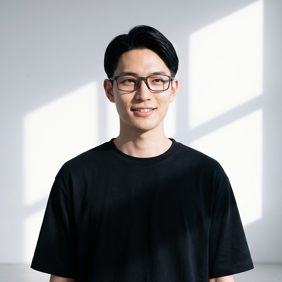 OWNDAYS | MOVE Matte Black Full Rim Rectangle left side