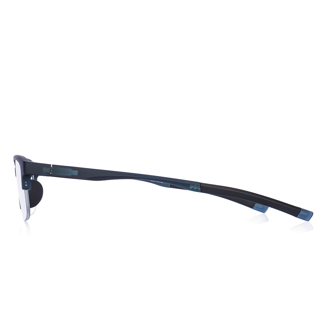 OWNDAYS | MOVE Matte Blue Half Rim Rectangle right side
