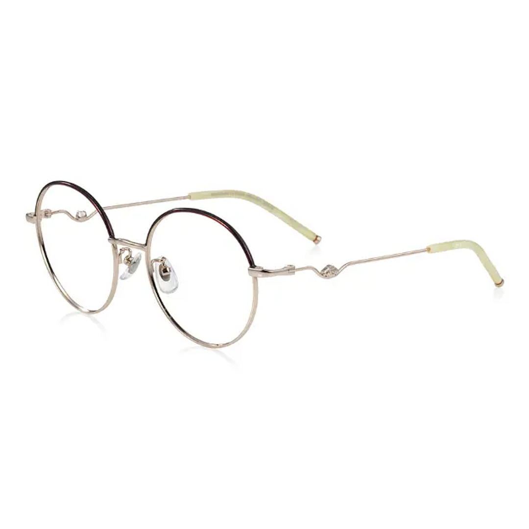 OWNDAYS & POMPOMPURIN Brown Full Rim Round left side