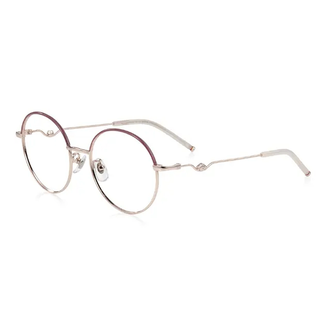 OWNDAYS & POMPOMPURIN Pink Full Rim Round left side