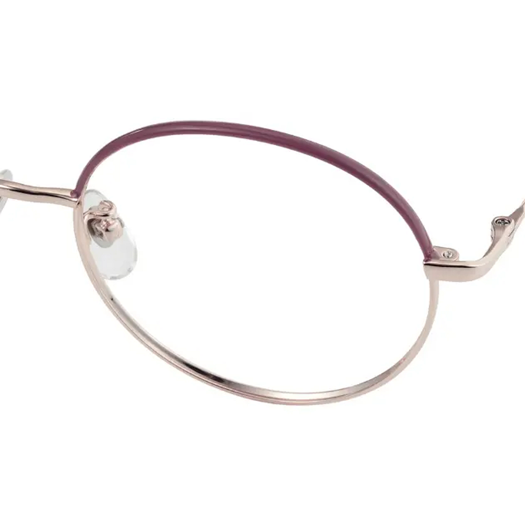 OWNDAYS & POMPOMPURIN Pink Full Rim Round left side