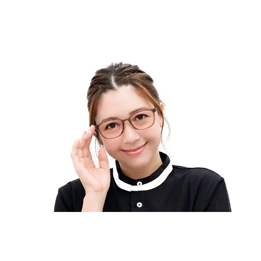 OWNDAYS & POMPOMPURIN Brown Full Rim Wellington right side