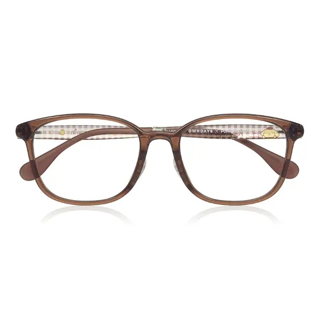 OWNDAYS & POMPOMPURIN Brown Full Rim Wellington right side