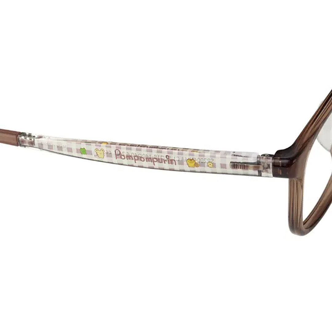 OWNDAYS & POMPOMPURIN Brown Full Rim Wellington right side