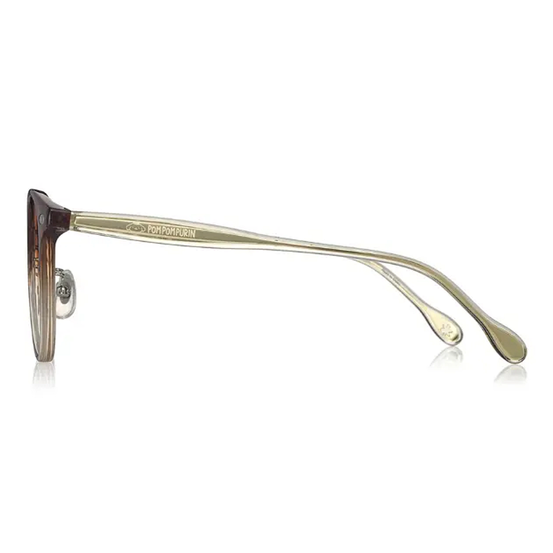 OWNDAYS & POMPOMPURIN Brown Halftone Full Rim Boston right side