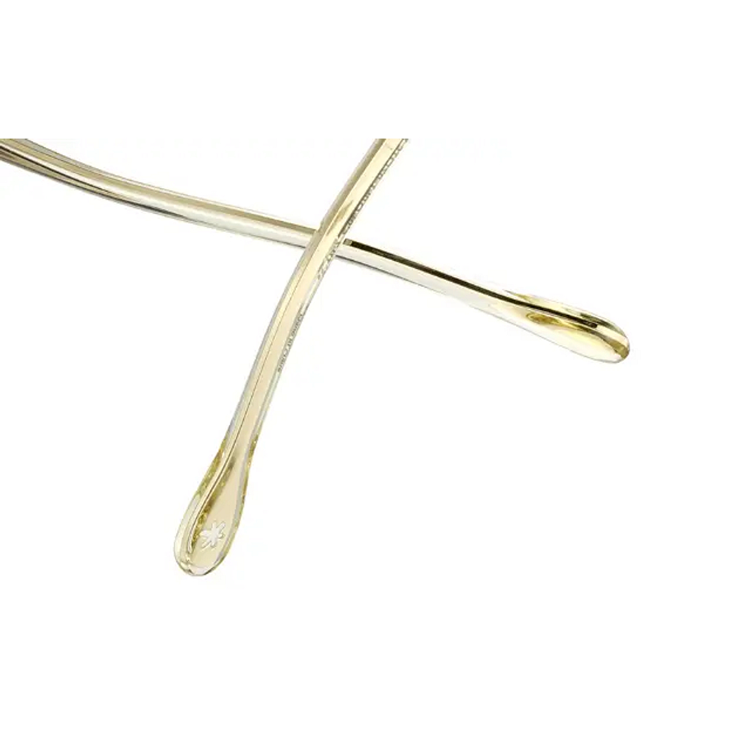 OWNDAYS & POMPOMPURIN Brown Halftone Full Rim Boston left side