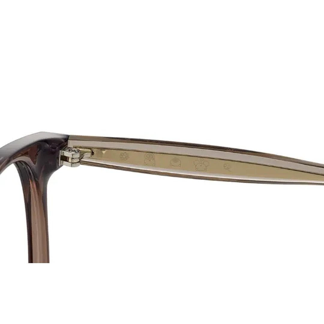 OWNDAYS & POMPOMPURIN Light Brown Full Rim Boston left side