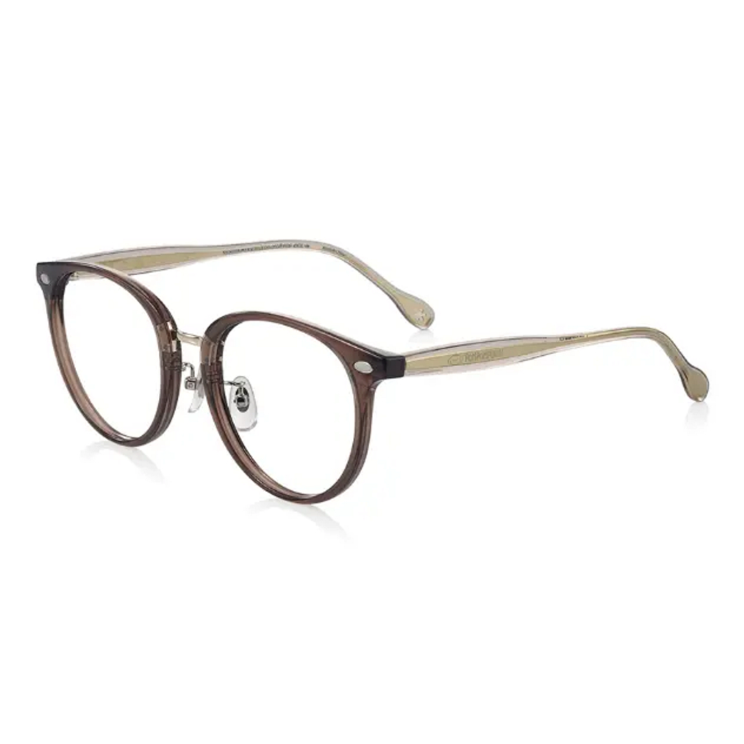 OWNDAYS & POMPOMPURIN Light Brown Full Rim Boston left side