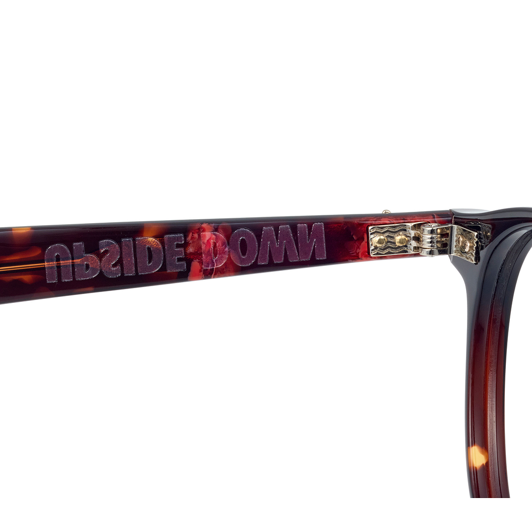 OWNDAYS × STRANGER THINGS Brown Demi Full Rim Boston right side