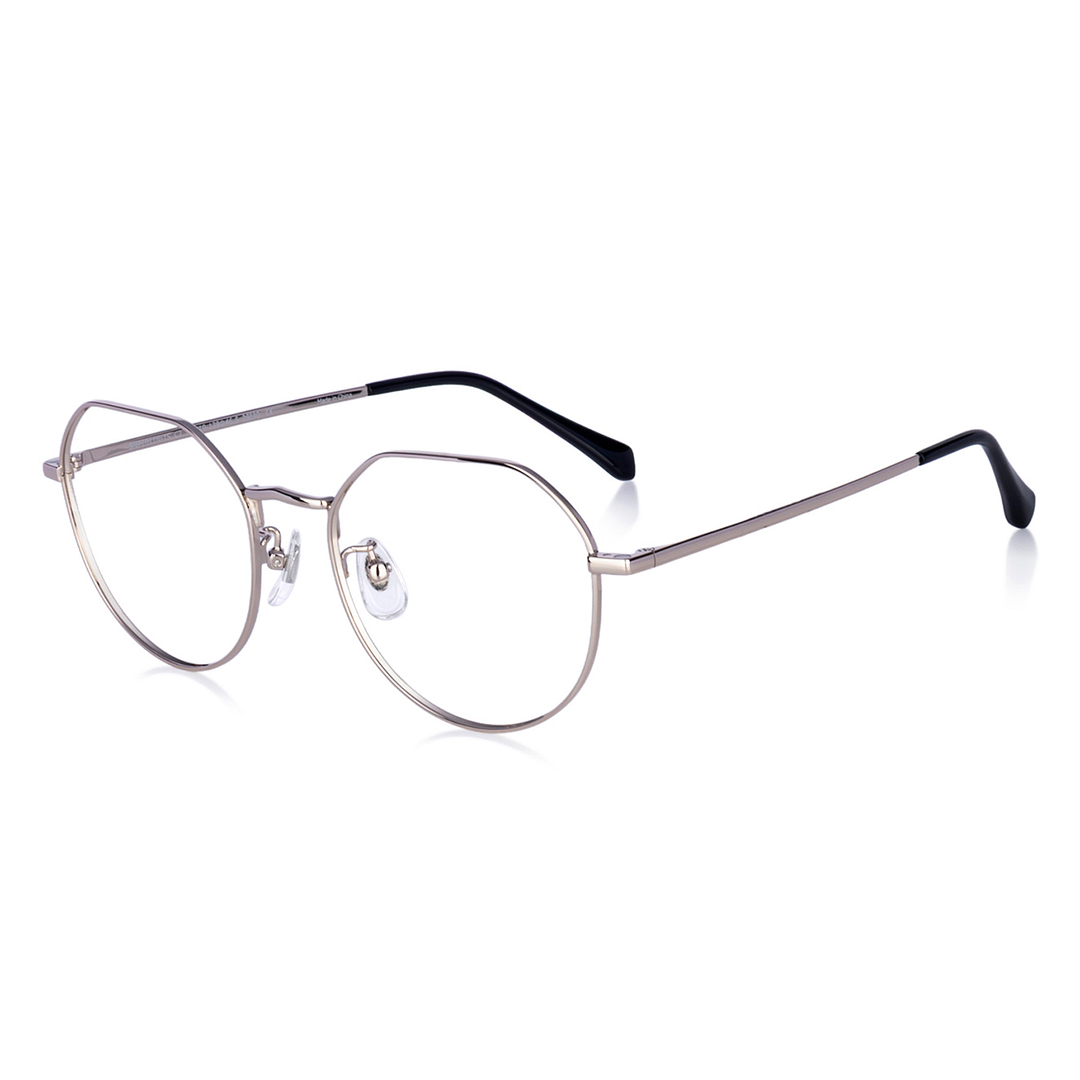 OWNDAYS | SUN Gold Full Rim Boston left side