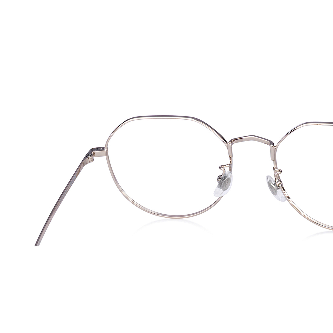 OWNDAYS | SUN Gold Full Rim Boston left side