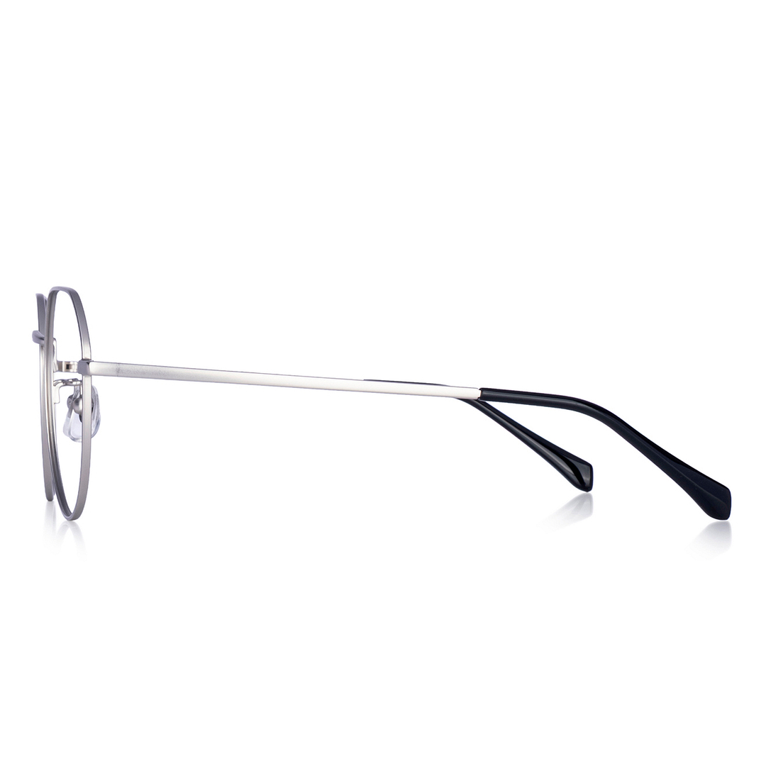 OWNDAYS | SUN Silver Full Rim Boston left side