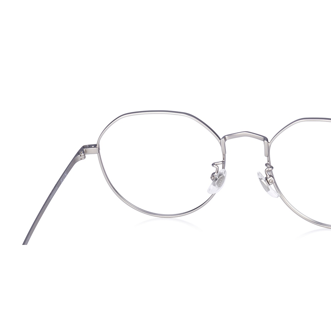 OWNDAYS | SUN Silver Full Rim Boston right side
