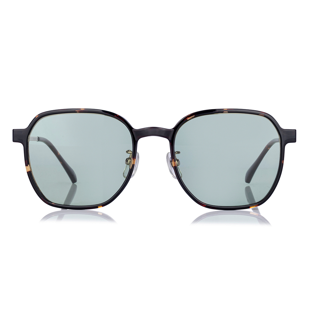 OWNDAYS | SUN Gold Full Rim Polygon left side