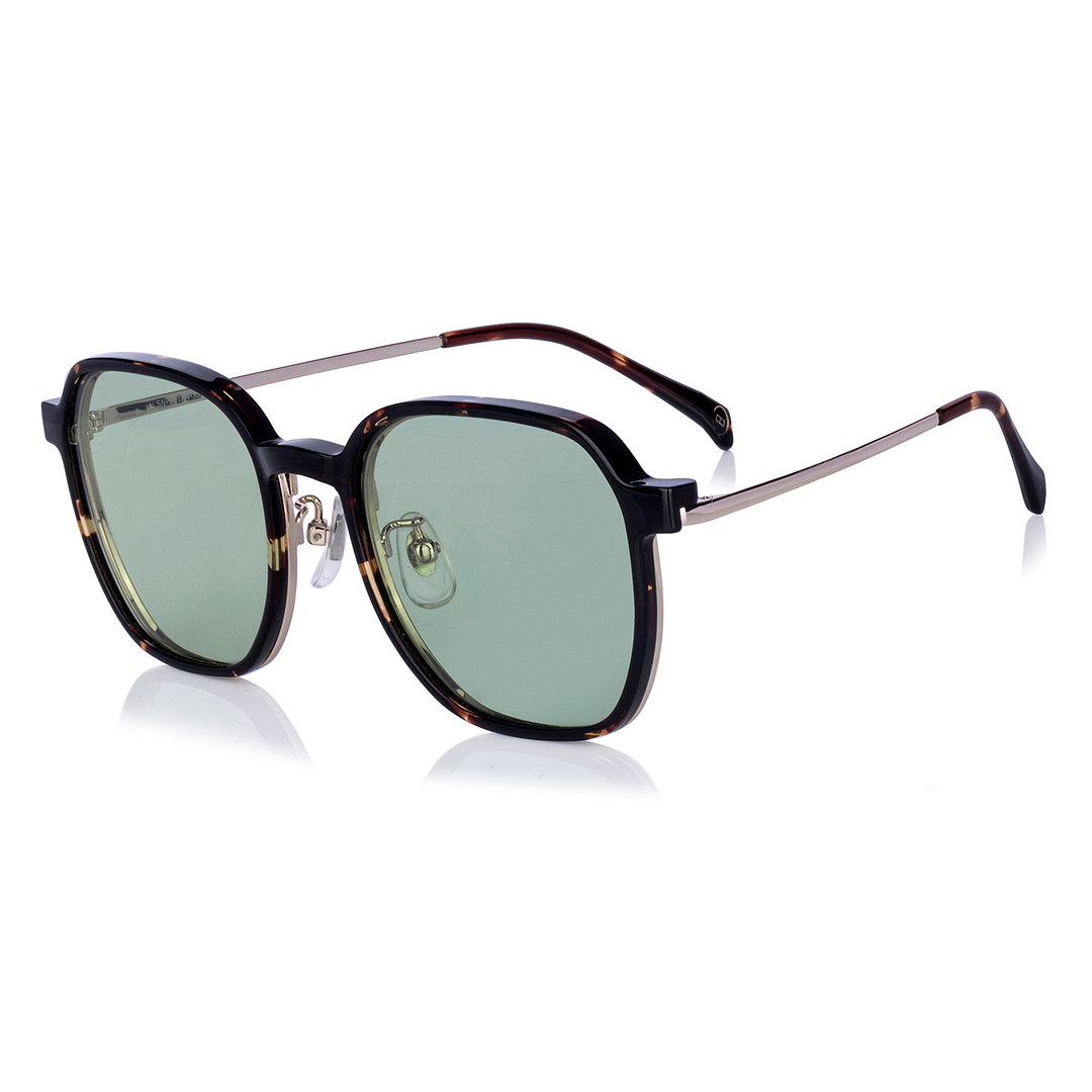 OWNDAYS | SUN Gold Full Rim Polygon right side
