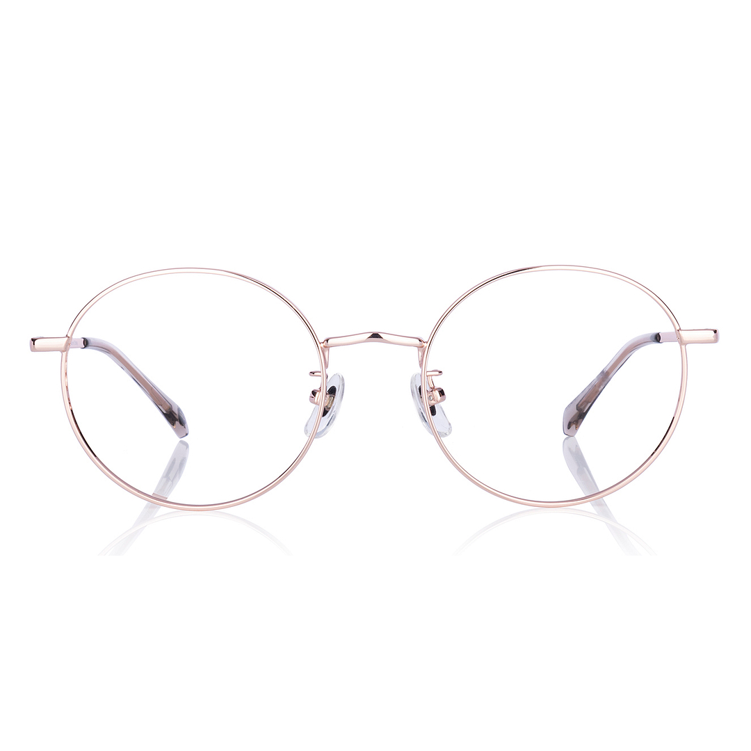 OWNDAYS | SUN Gold Full Rim Round right side