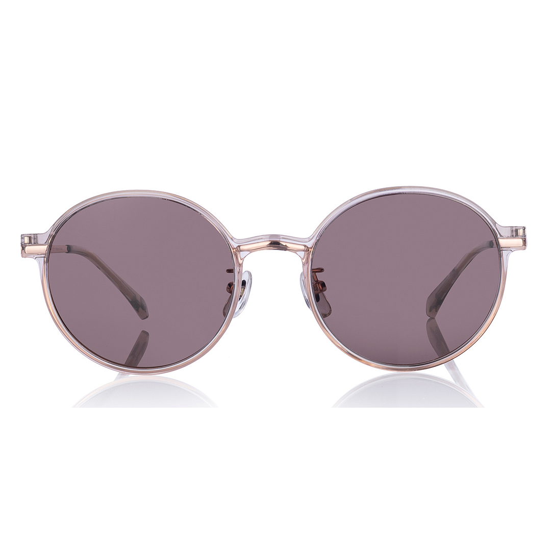 OWNDAYS | SUN Gold Full Rim Round left side