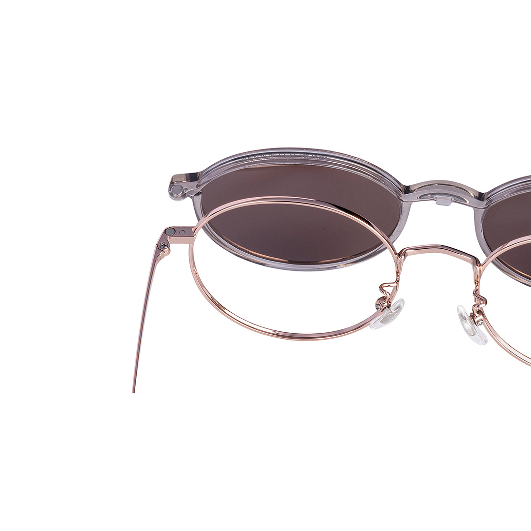 OWNDAYS | SUN Gold Full Rim Round right side