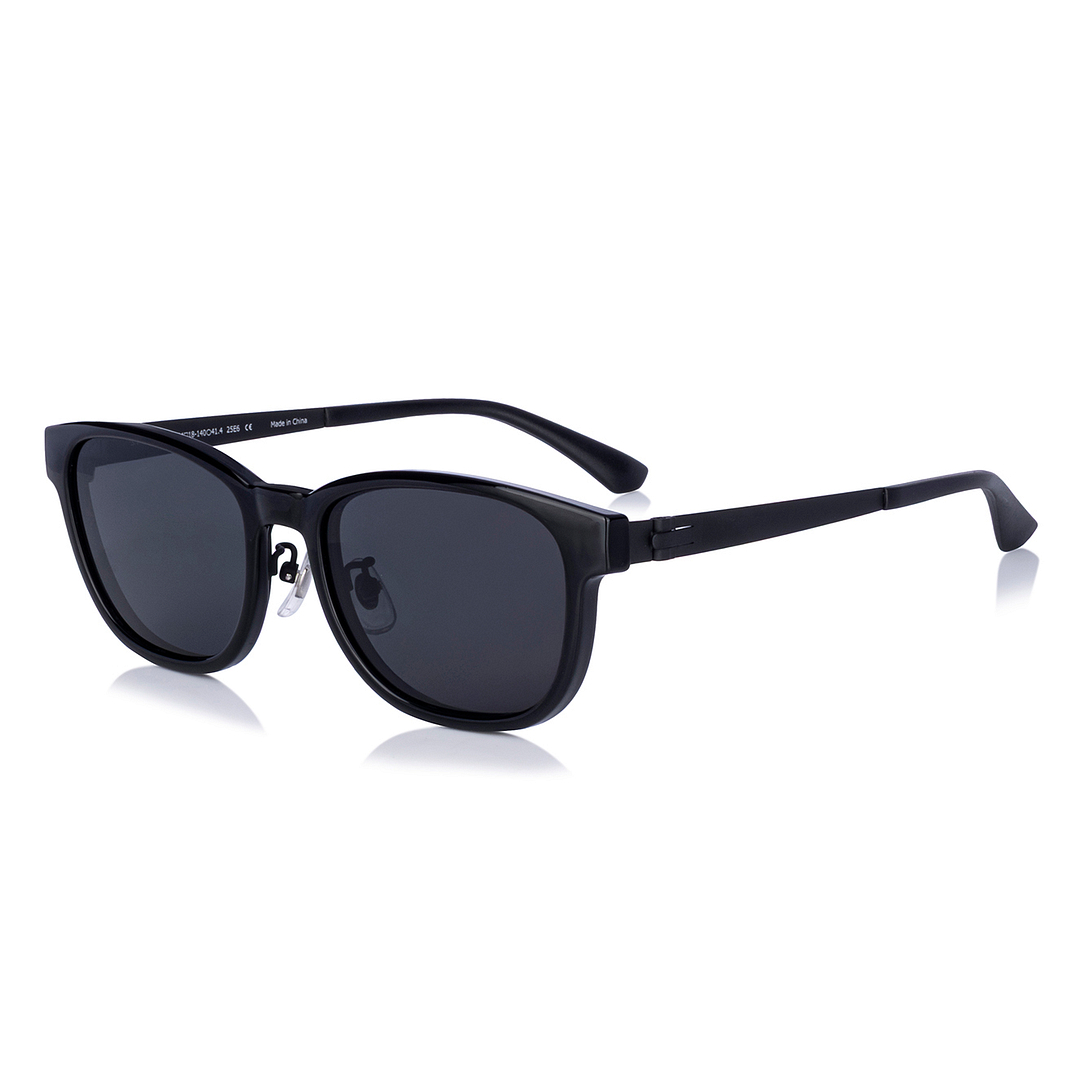 OWNDAYS | SUN Black Full Rim Wellington left side