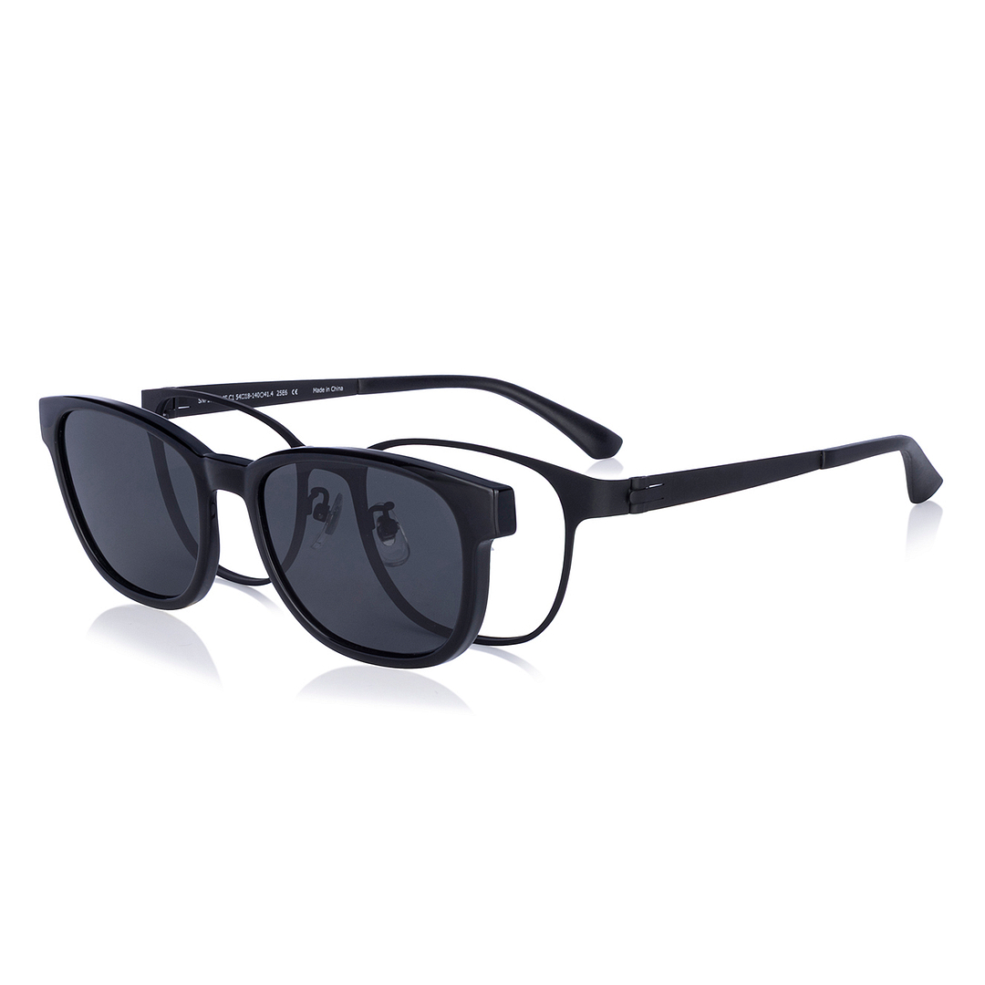 OWNDAYS | SUN Black Full Rim Wellington right side