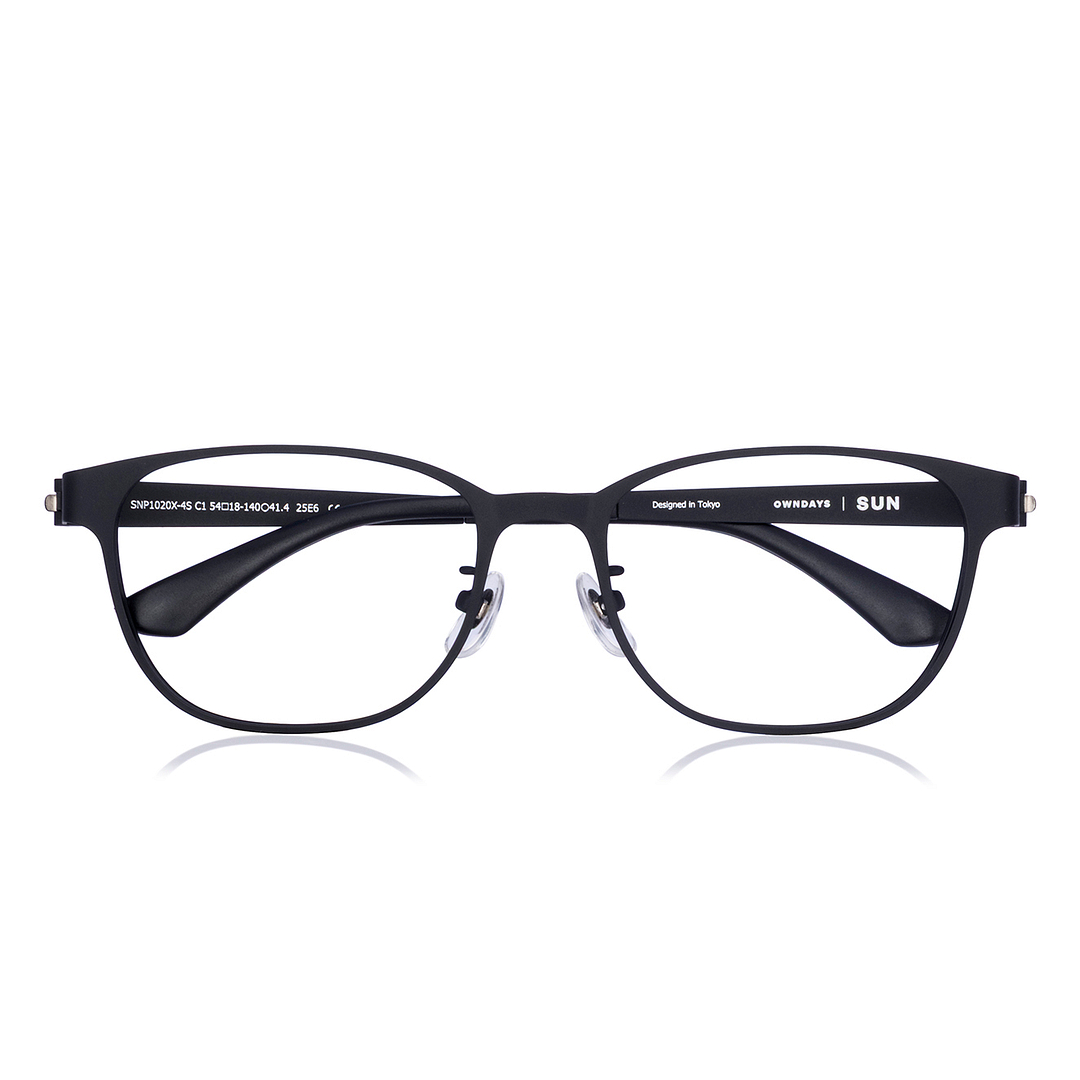 OWNDAYS | SUN Black Full Rim Wellington left side