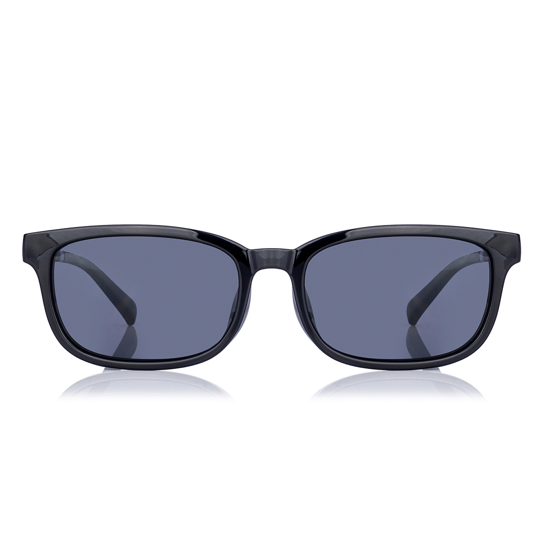 OWNDAYS | SUN Black Full Rim Rectangle left side