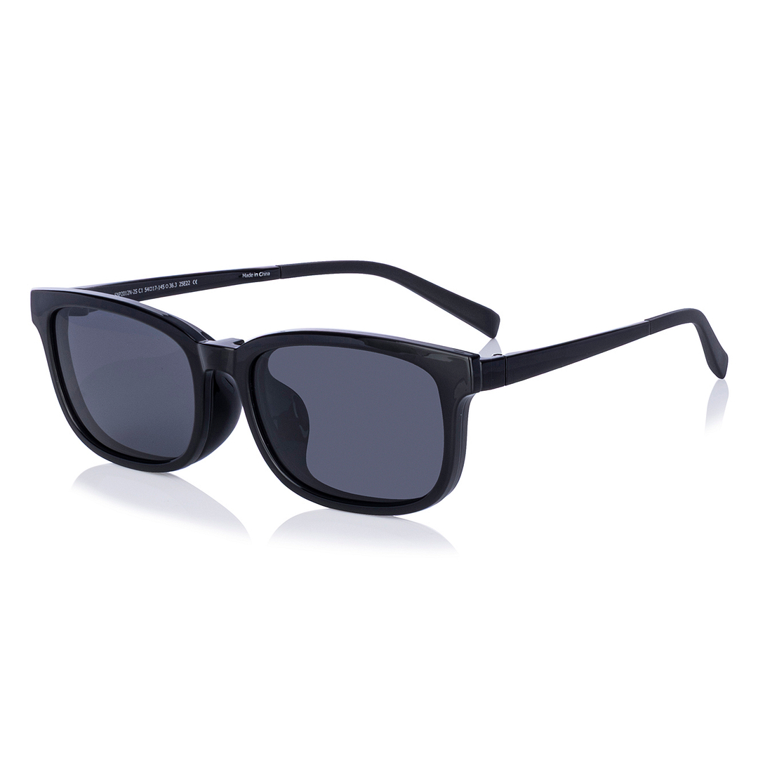 OWNDAYS | SUN Black Full Rim Rectangle right side