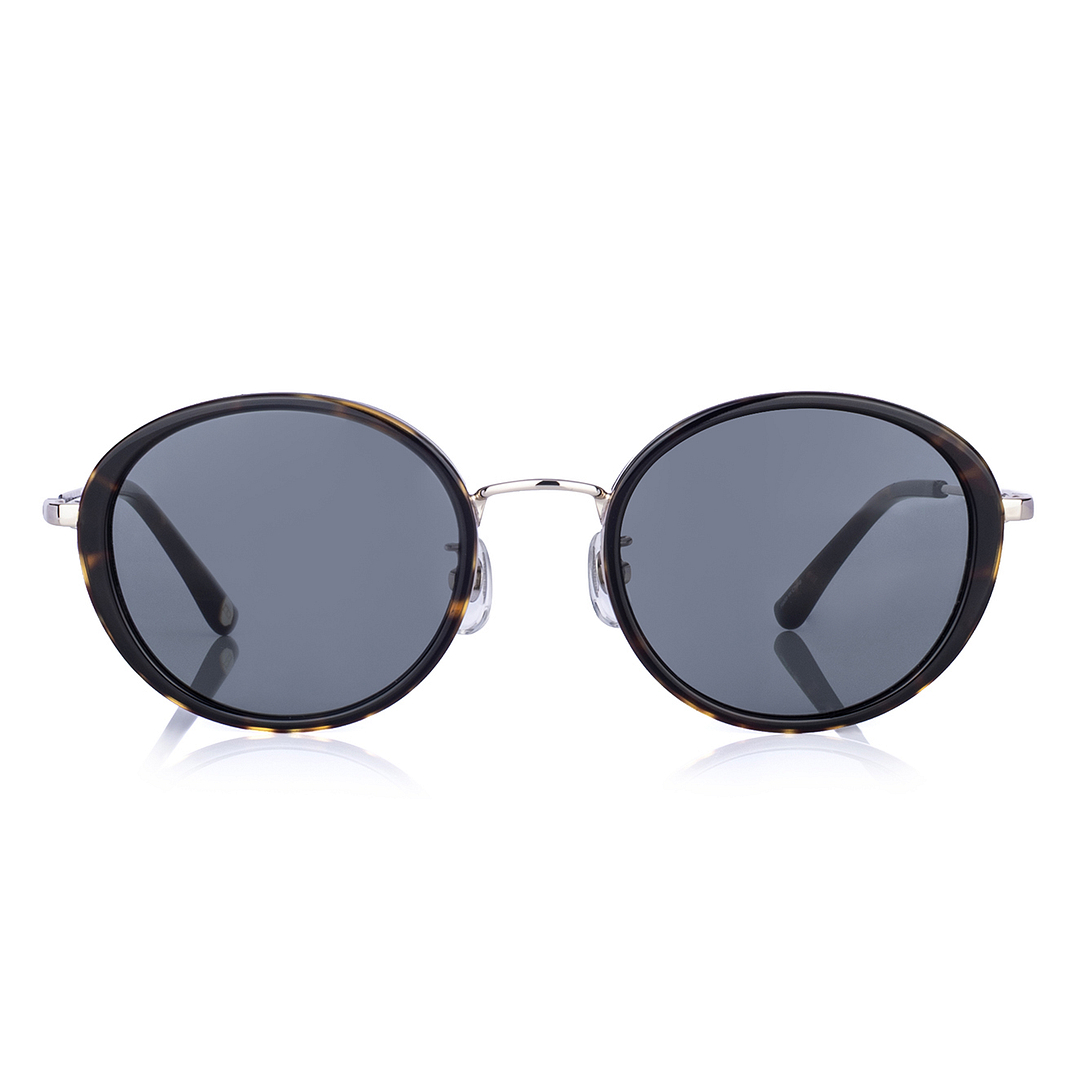 OWNDAYS | SUN Light Brown Full Rim Oval right side