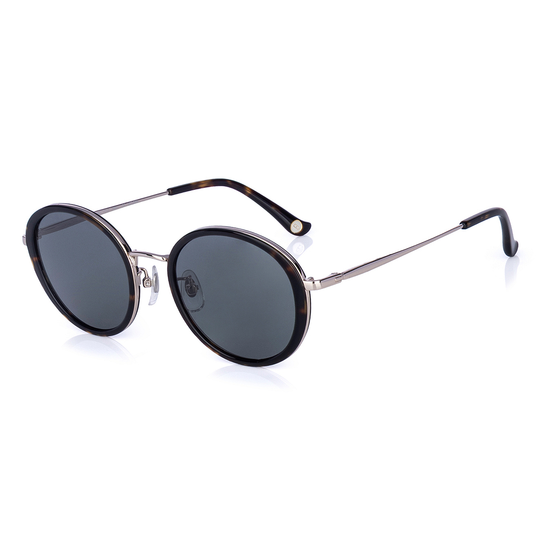 OWNDAYS | SUN Light Brown Full Rim Oval left side