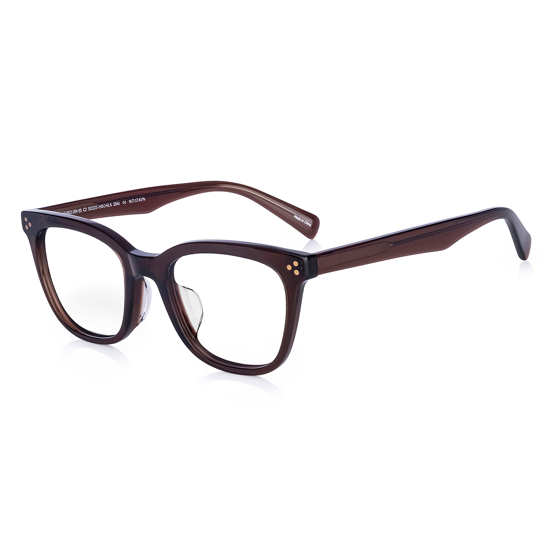 OWNDAYS | SUN Brown Full Rim Wellington left side