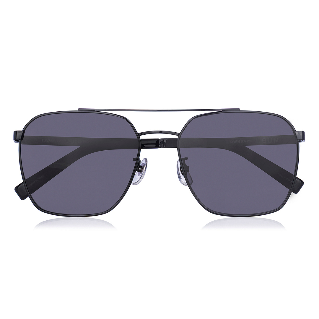 OWNDAYS | SUN Black Full Rim Rectangle right side