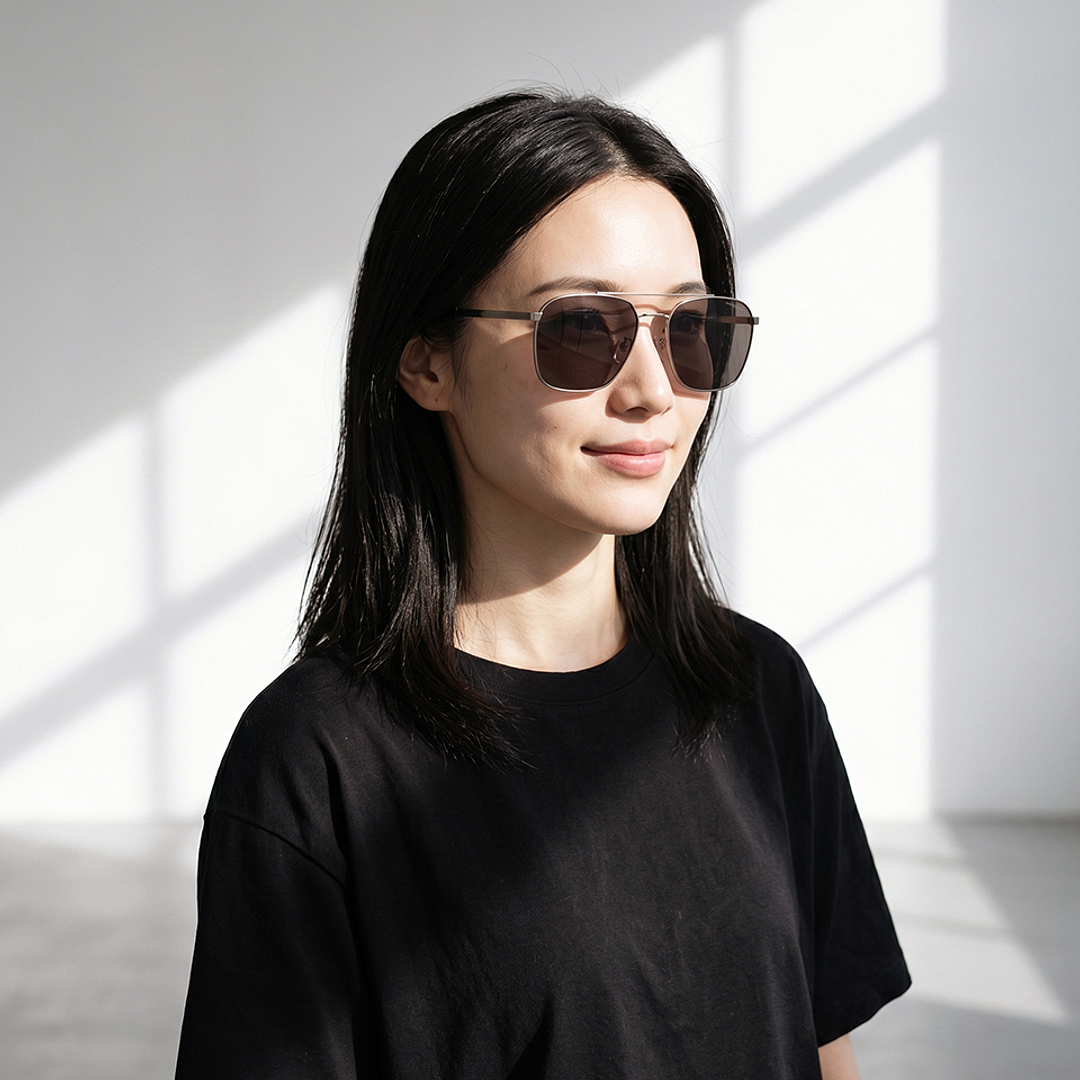 OWNDAYS | SUN Gun Full Rim Rectangle right side