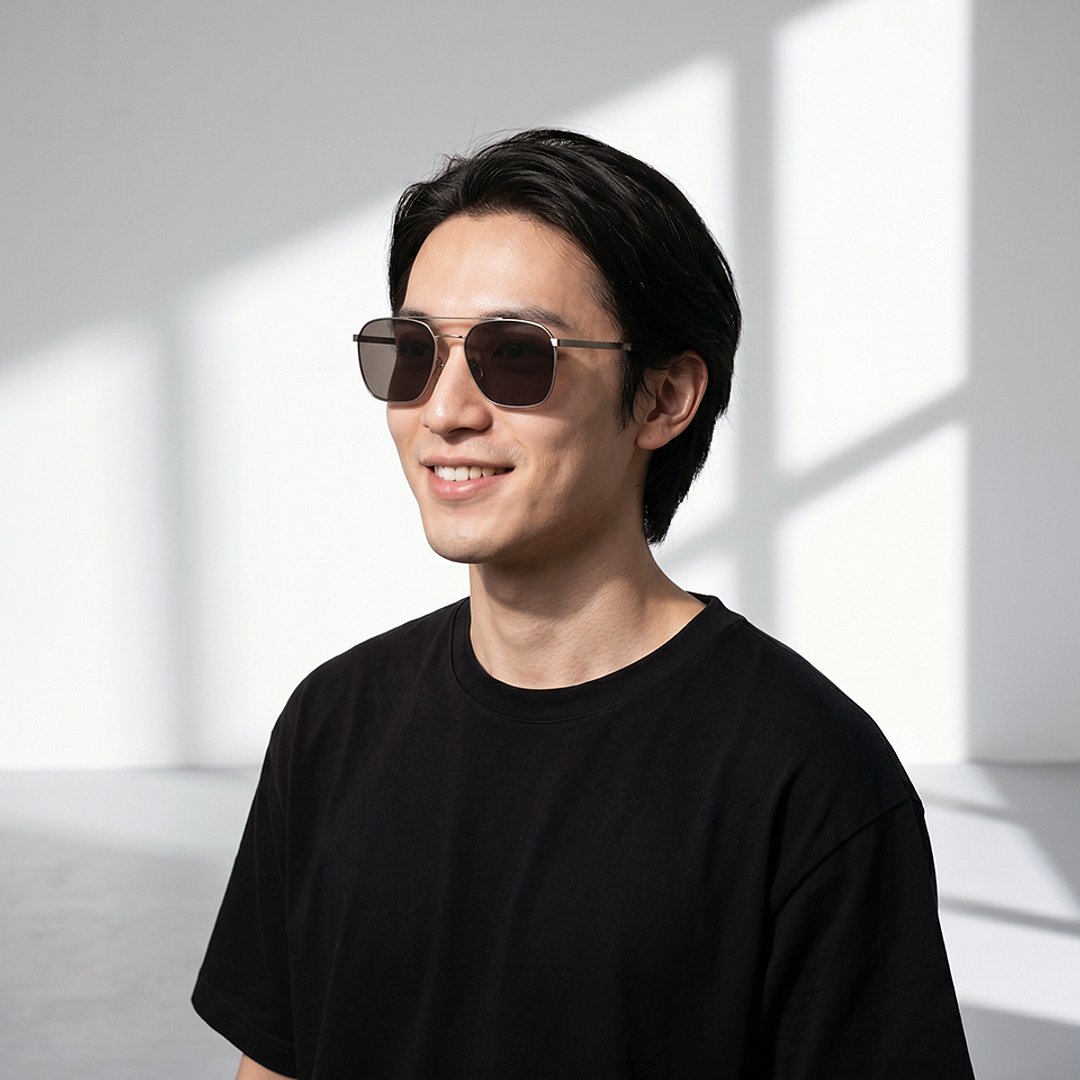 OWNDAYS | SUN Gun Full Rim Rectangle right side