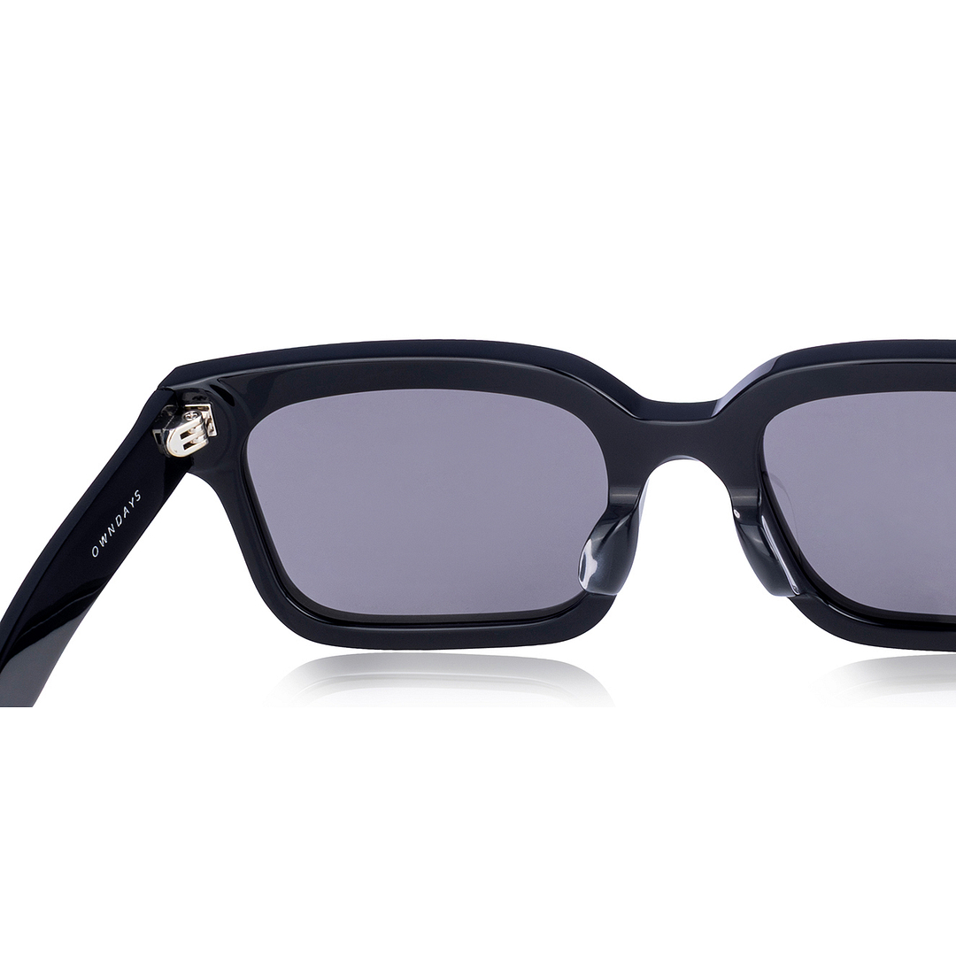 OWNDAYS | SUN Black Full Rim Rectangle right side