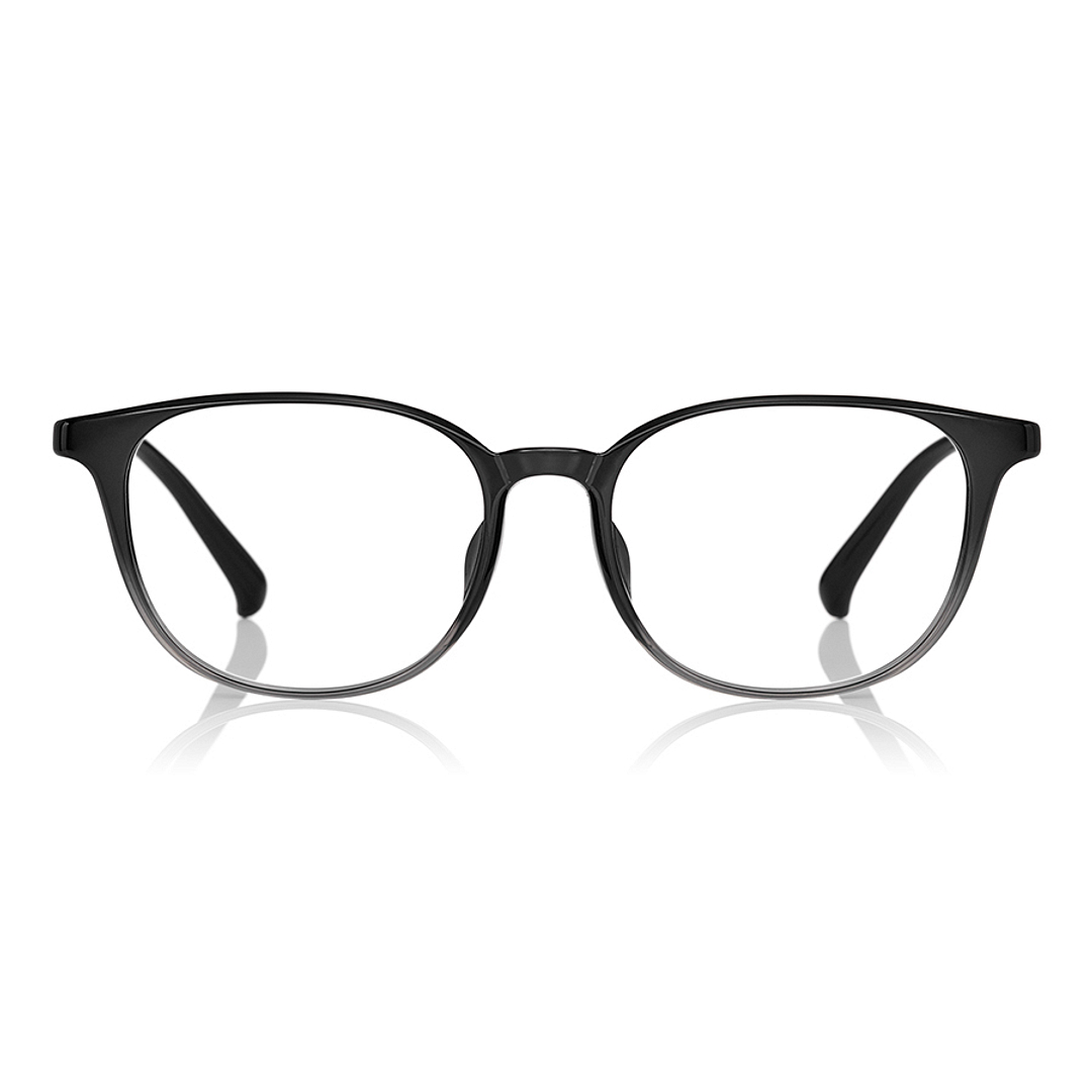 OWNDAYS | ESSENTIAL Clear Gray Halftone Full Rim Wellington right side