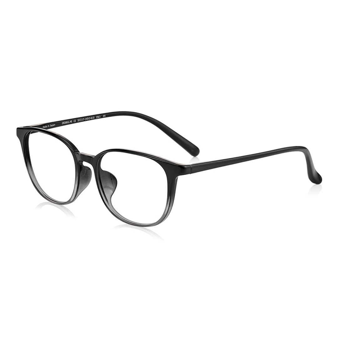 OWNDAYS | ESSENTIAL Clear Gray Halftone Full Rim Wellington left side