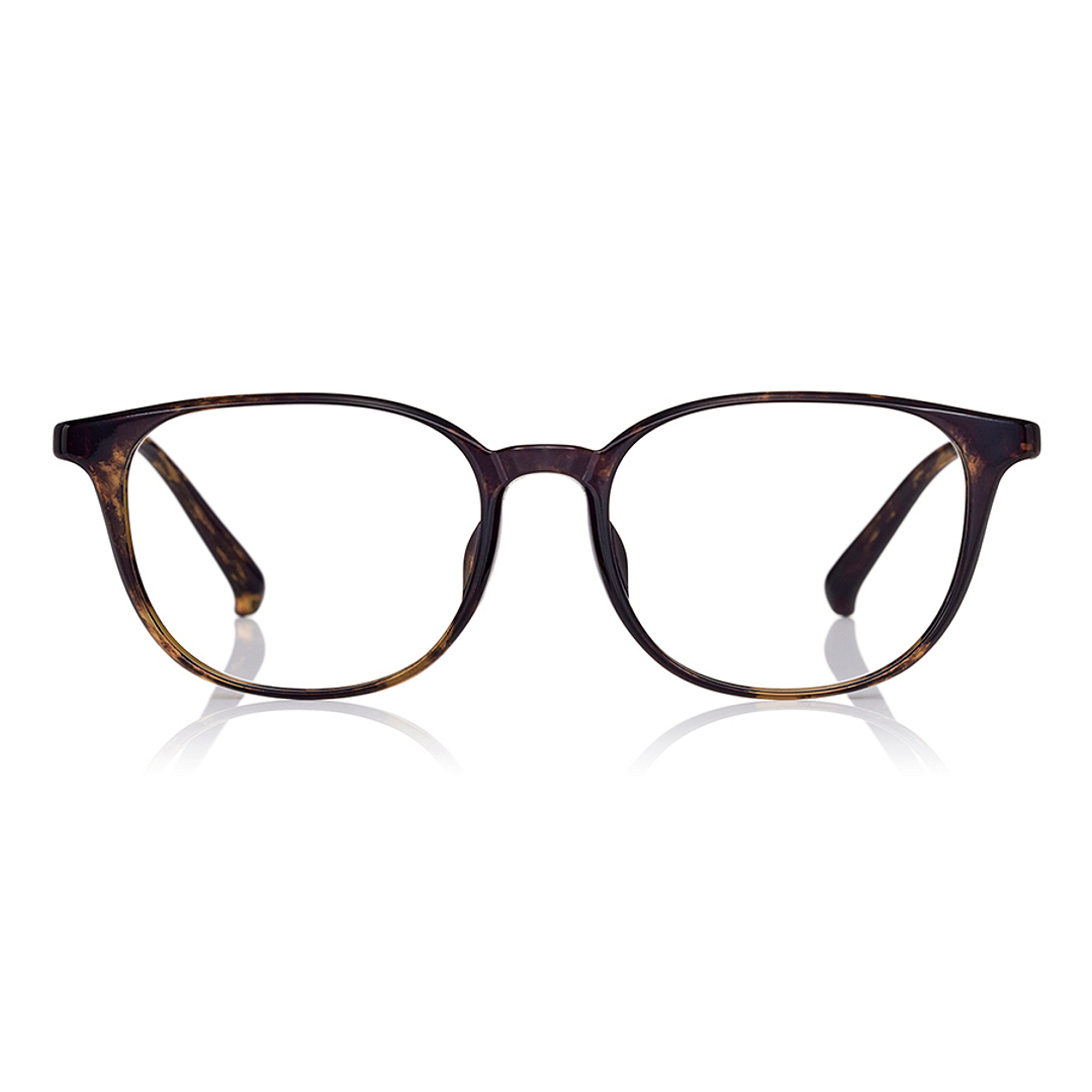 OWNDAYS | ESSENTIAL Light Brown Full Rim Wellington right side