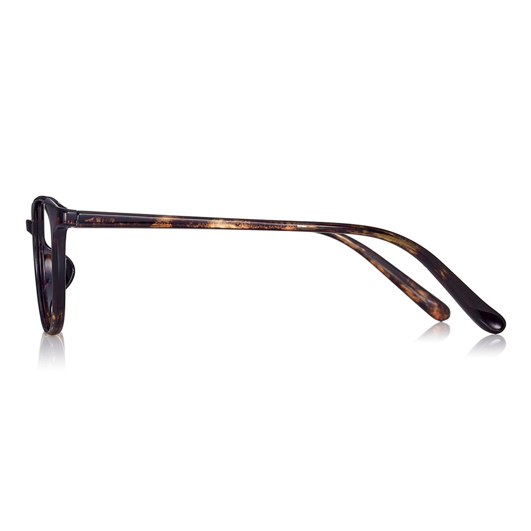 OWNDAYS | ESSENTIAL Light Brown Full Rim Wellington left side