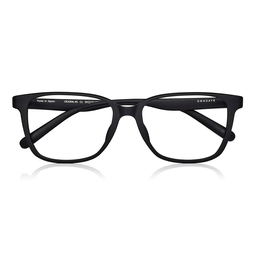 OWNDAYS | ESSENTIAL Black Full Rim Wellington right side