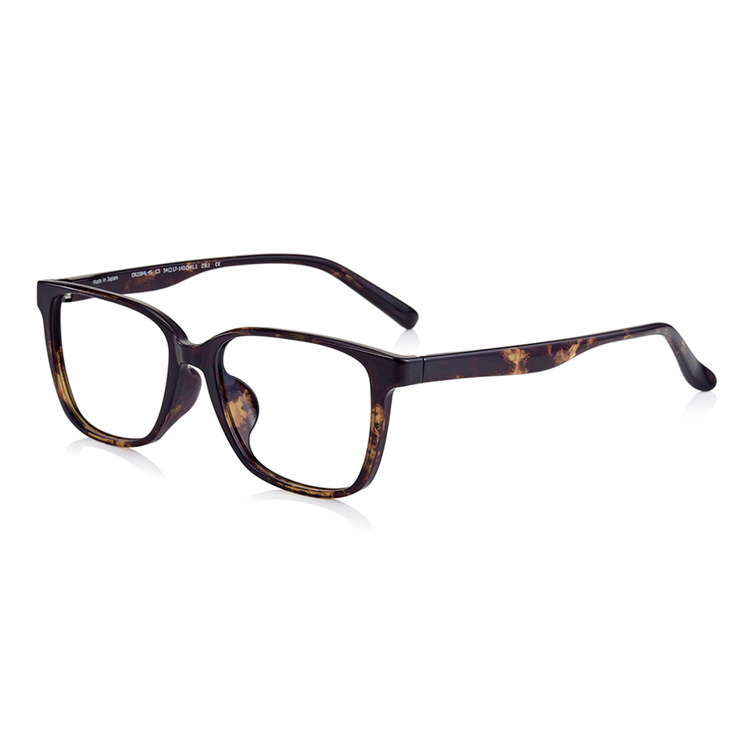 OWNDAYS | ESSENTIAL Light Brown Full Rim Wellington left side